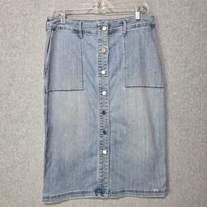Chico's mid calf skirt size 8